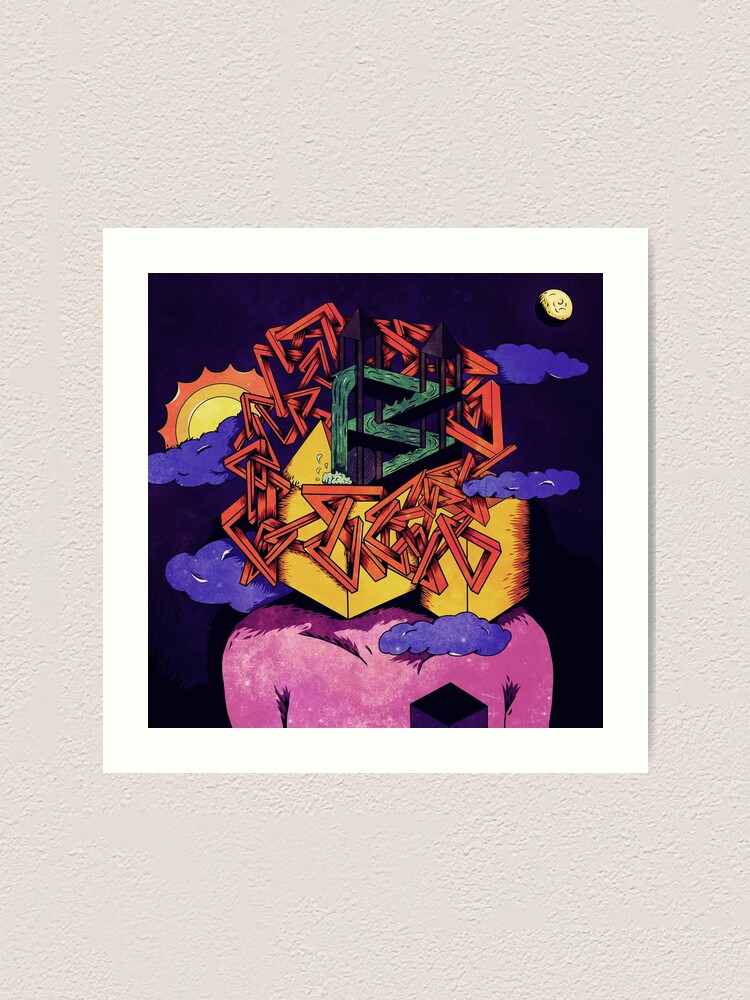 Alternate view of clouds. Art Print