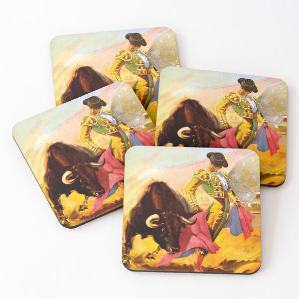 Item preview, Mexico Bullfighting Vintage Travel Advertisement designed and sold by vintagerepros.