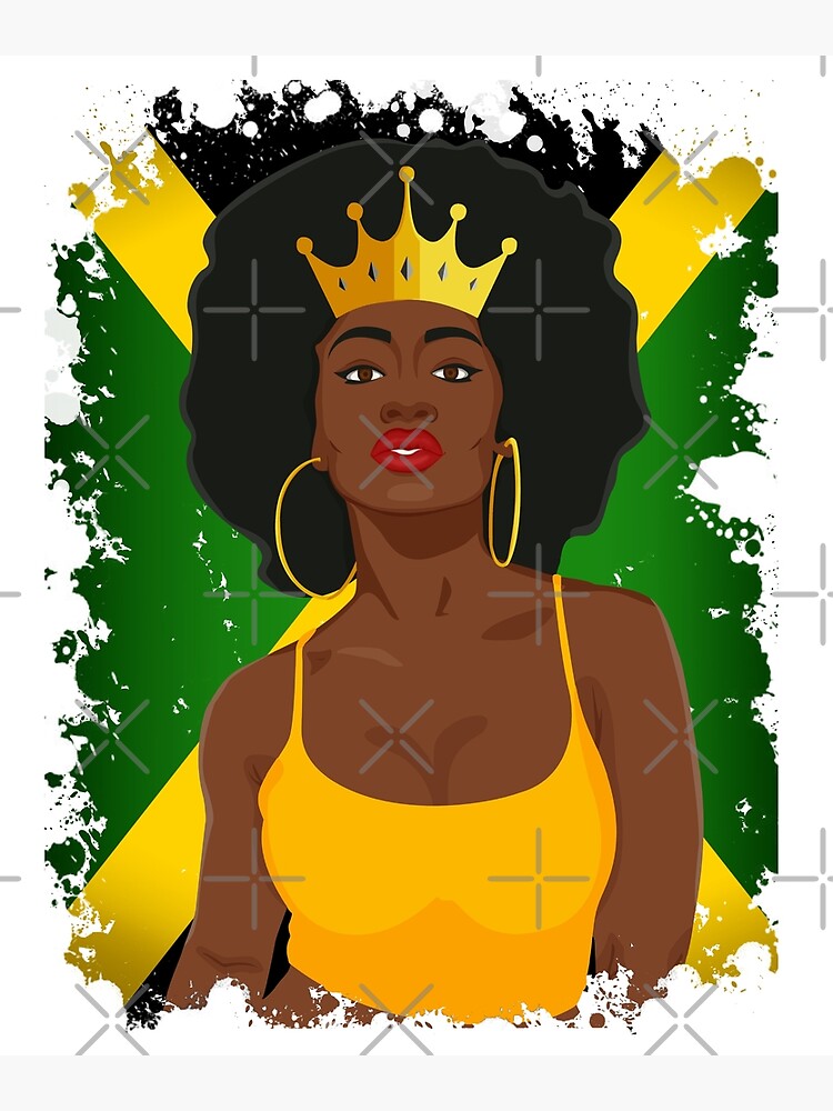 Jamaican Queen T-Shirt For Proud And Independent Women Jamaican Queen T-Shirt For Proud And Independent Women