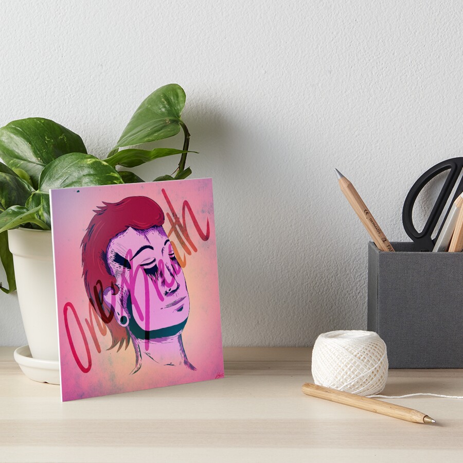 one breath. Art Board Print