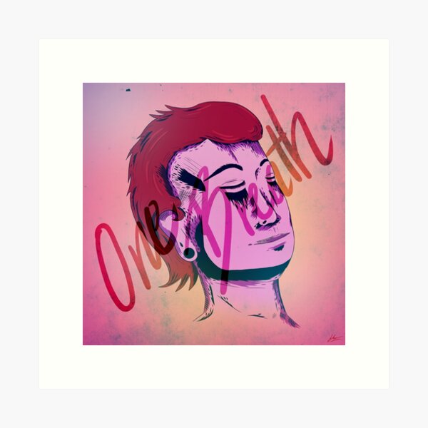 one breath. Art Print