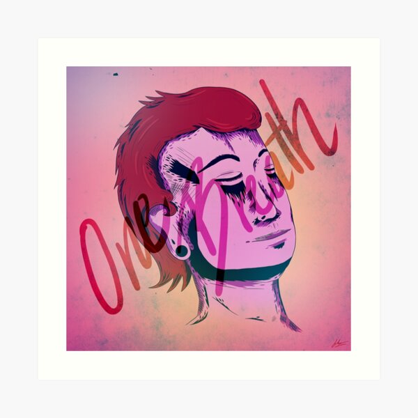 one breath. Art Print