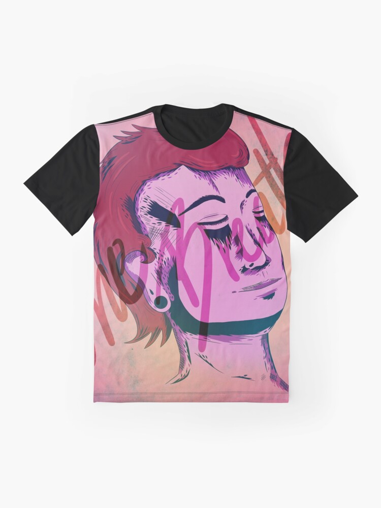 Alternate view of one breath. Graphic T-Shirt