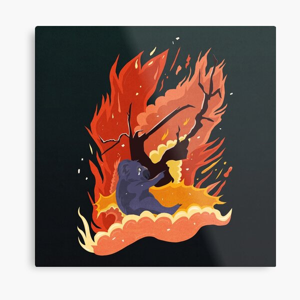 australia burns. Metal Print
