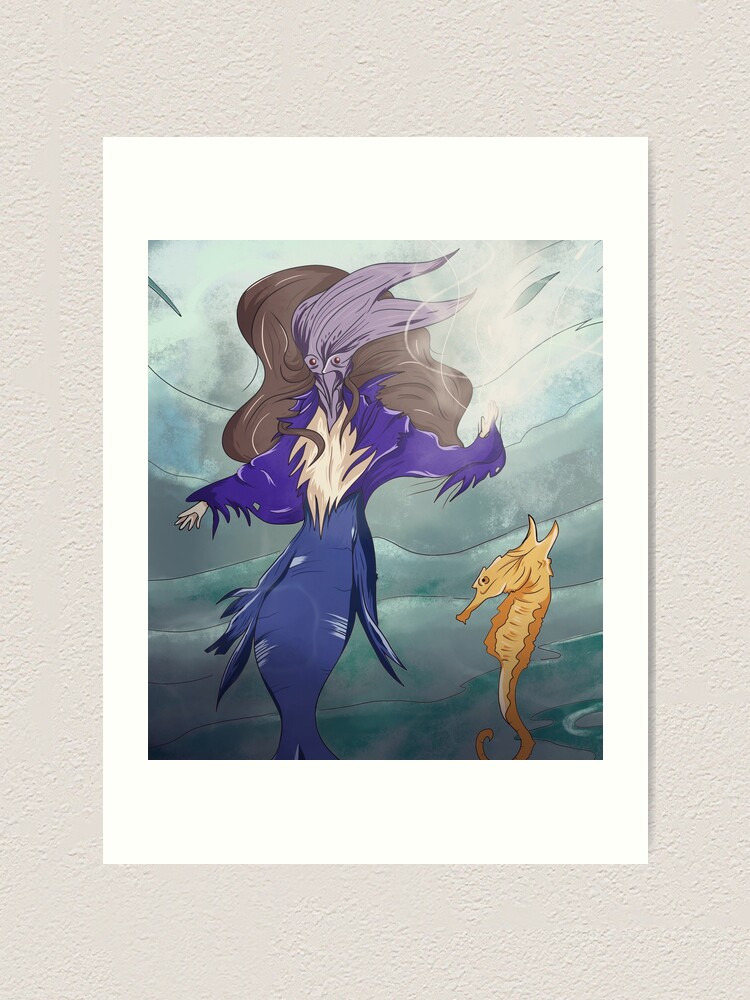 Alternate view of the silent queen. Art Print