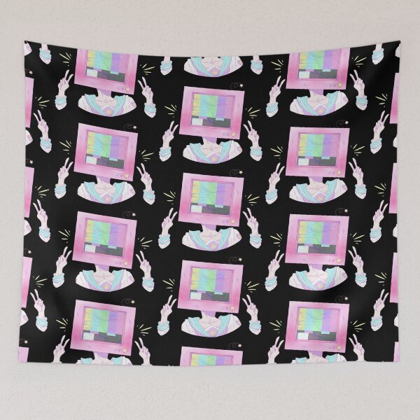 Item preview, Pastel TV Head designed and sold by quiltednorthern.