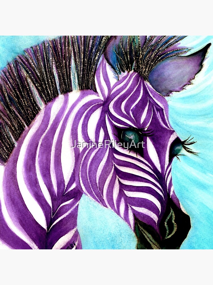 "Purple Baby Zebra Purple Zebra Stripes" Floor Pillow for Sale by