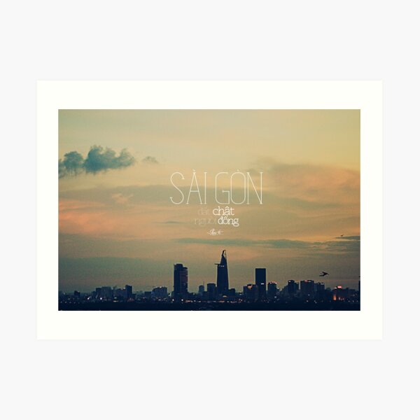 saigon. Art Print