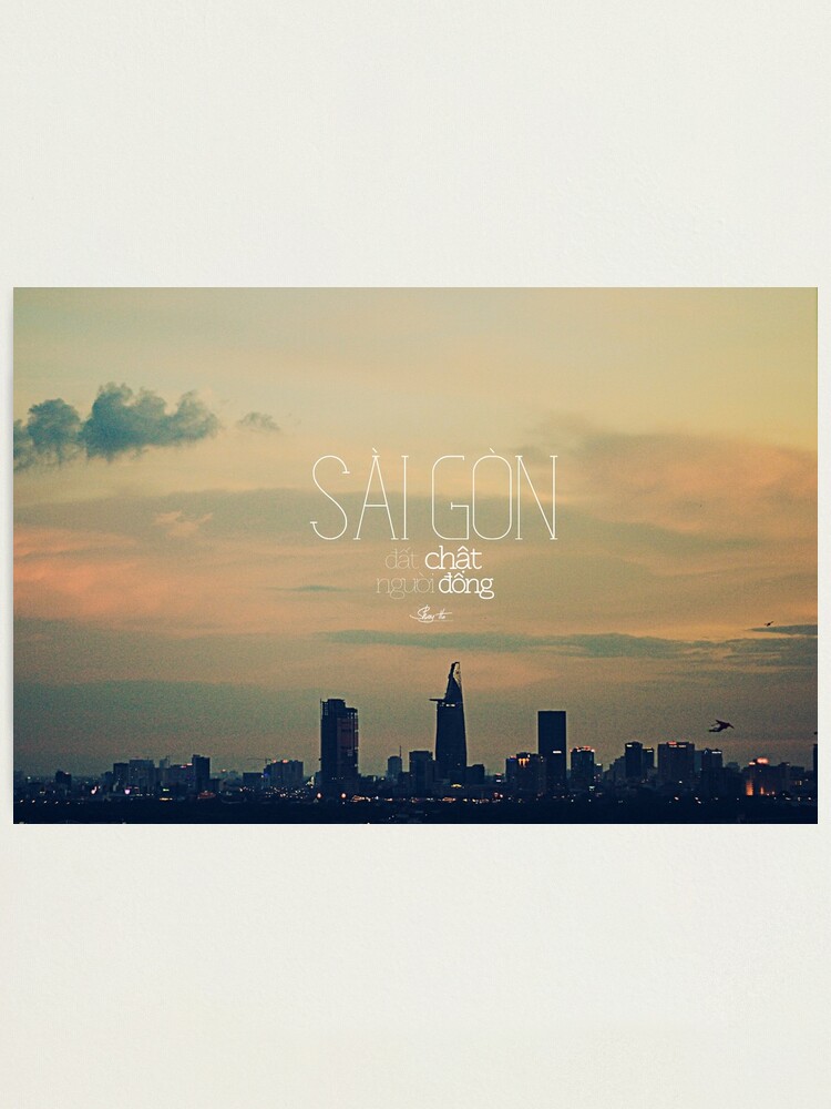 Alternate view of saigon. Photographic Print