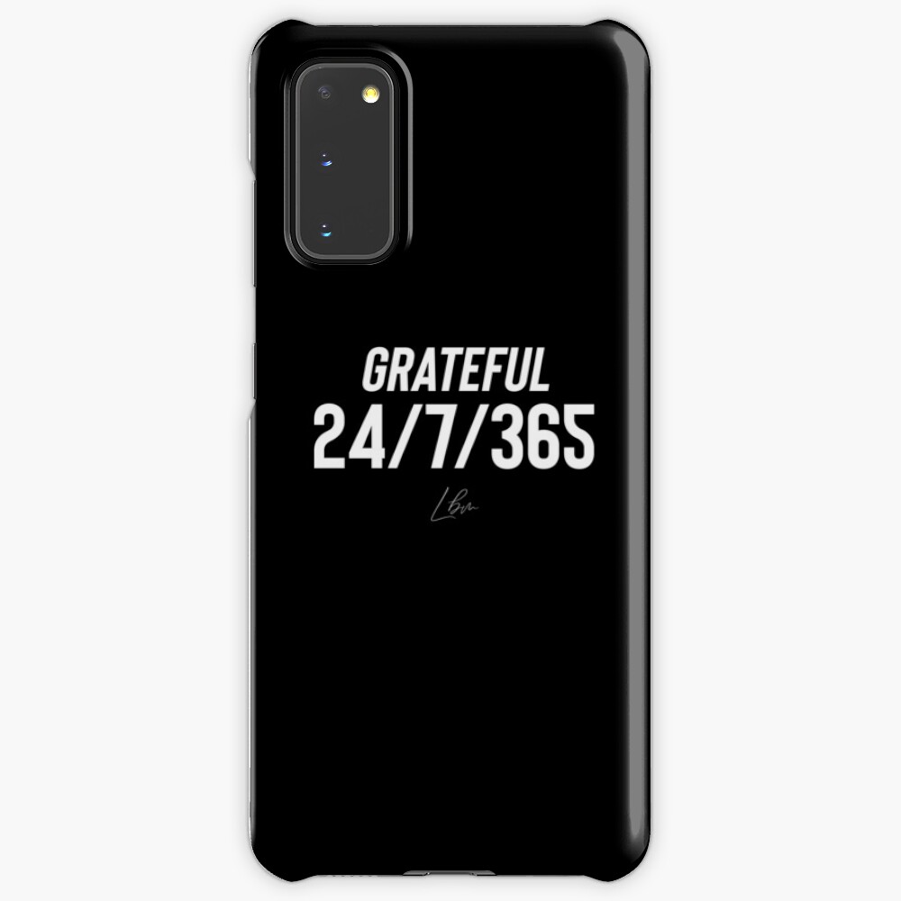 Garyvee Grateful 24 7 365 Case Skin For Samsung Galaxy By Labellemarque Redbubble