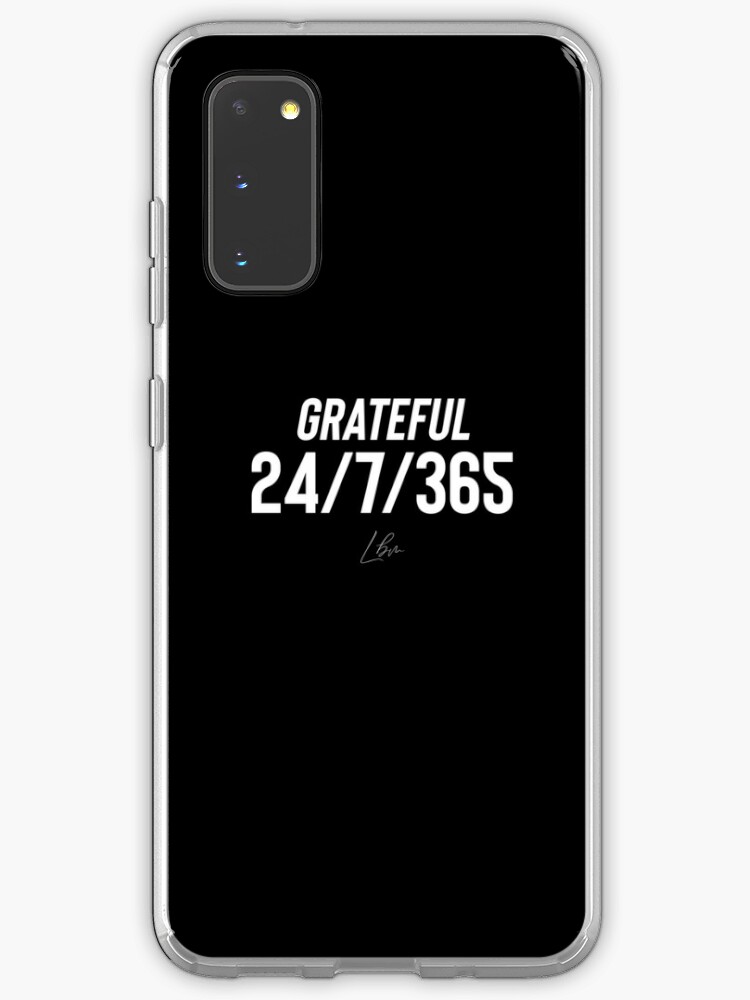 Garyvee Grateful 24 7 365 Case Skin For Samsung Galaxy By Labellemarque Redbubble