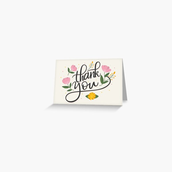 Thank You Greeting Card