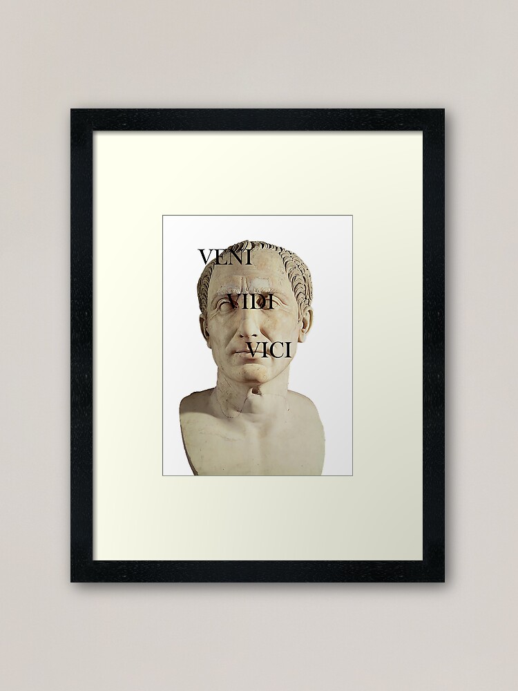 Julius Caesar Veni Vidi Vici art print