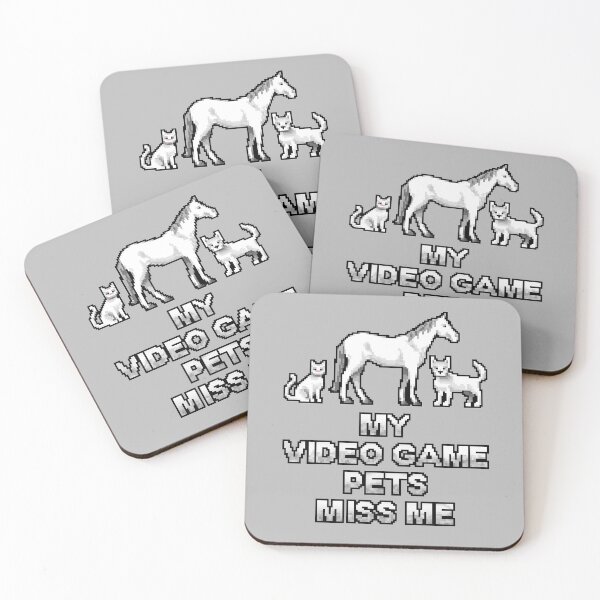 Item preview, My Video Game Pets Miss Me designed and sold by AricHutfles.
