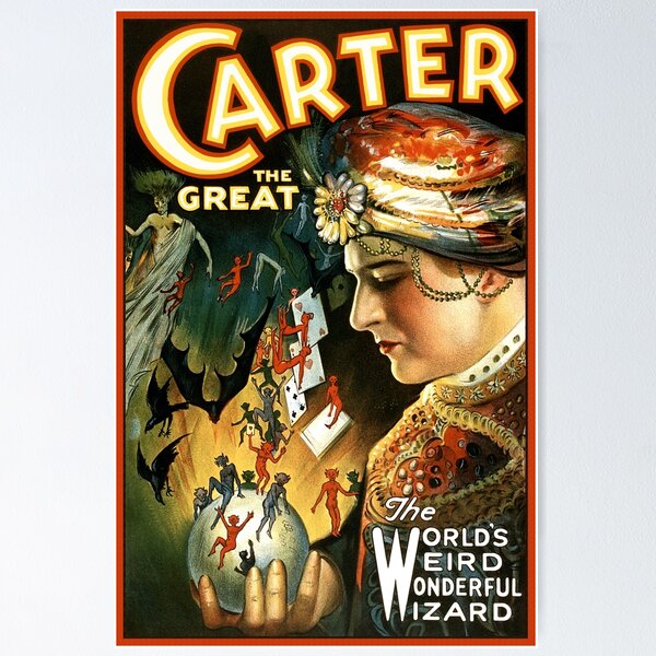 Item preview, Carter The Great - Vintage Reproduction Art designed and sold by vintagerepros.