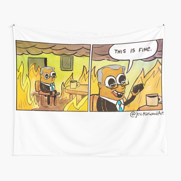 Scotty From Marketing Thinks Coal is Fine by Jess Harwood Art Tapestry