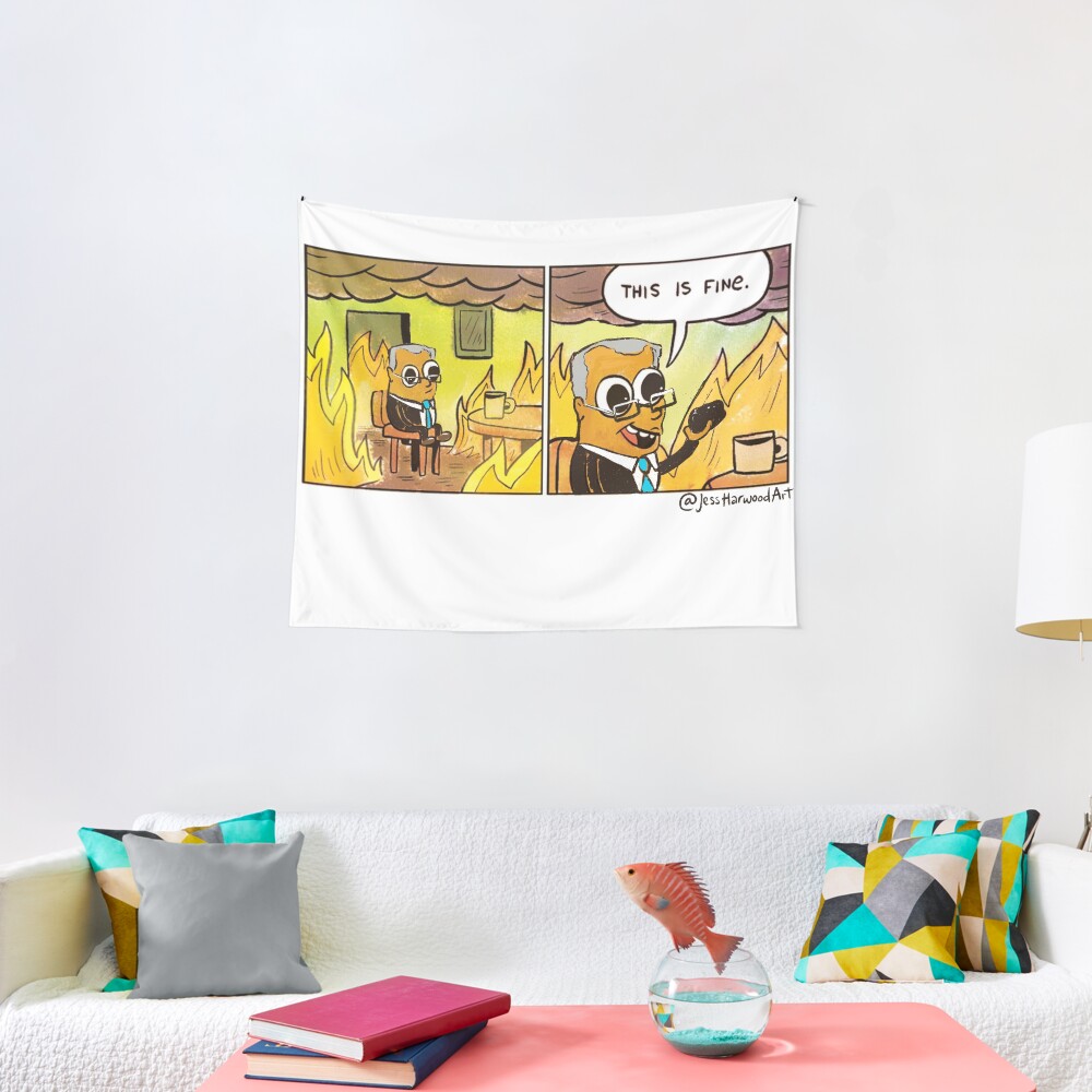 Scotty From Marketing Thinks Coal is Fine by Jess Harwood Art Tapestry