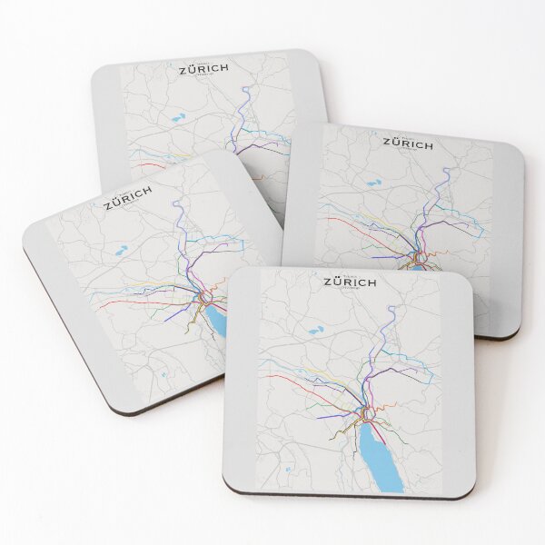 Item preview, Zurich Transit Map designed and sold by CPTVDesign.