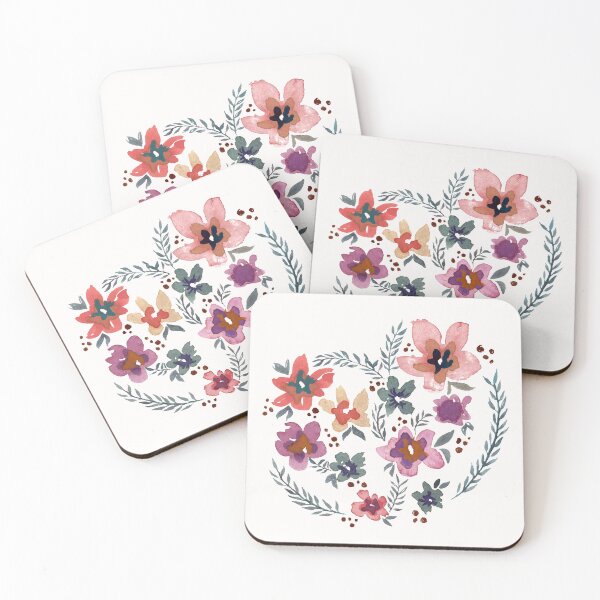 Item preview, 1989 Watercolour Florals designed and sold by Annabelle Ogilvie.