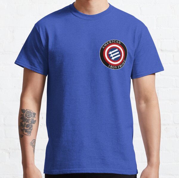 Vista previa del artículo con la obra «Camisa American Iron Front Emblem», diseñado y vendido por IFUSA.
