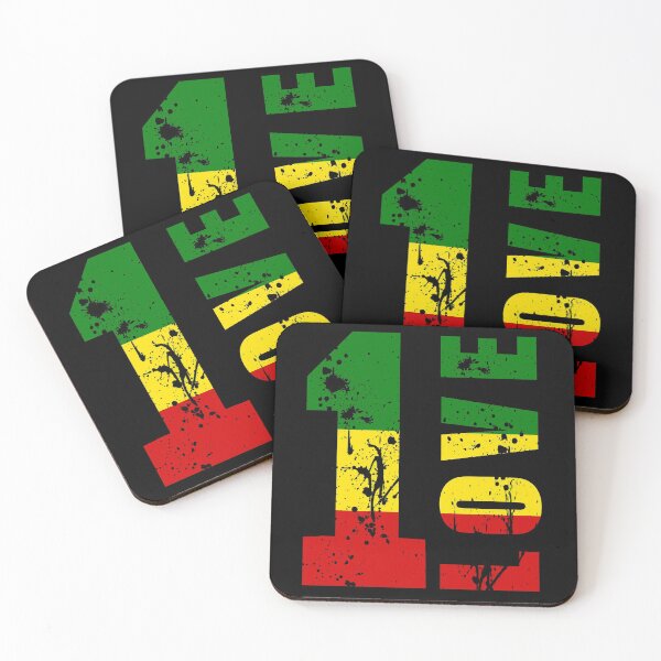 Item preview, One Love - Jamaica Rasta Reggae Music Caribbean designed and sold by DoctorBirdsInk.