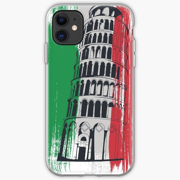 Italienische Fahne Softy-Sticker Schiefer Turm von Pisa,Eis Italien