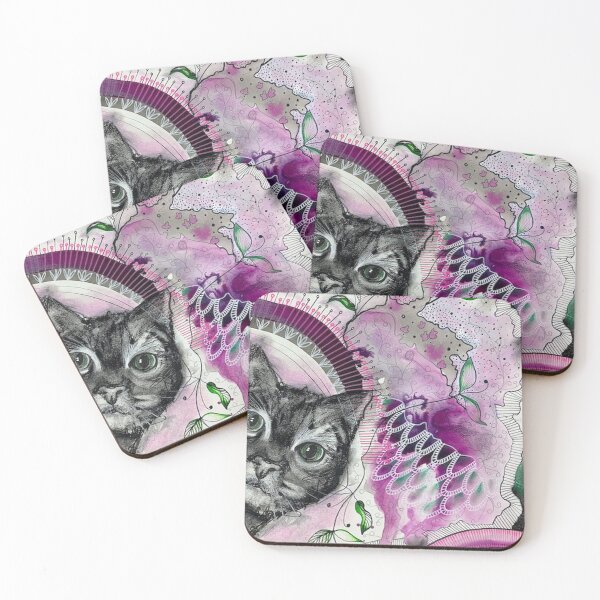 Item preview, Spiritual Moggy. designed and sold by SarahCarltonArt.