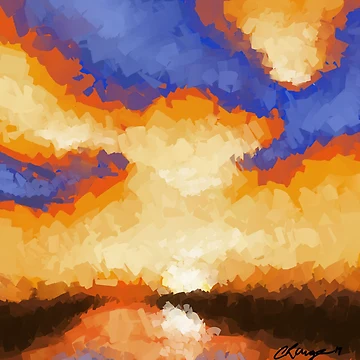 Artwork thumbnail, Abstract Sunset by FunTorture