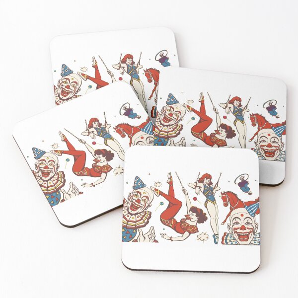 Item preview, Vintage Circus Clown Acrobat Trapeze designed and sold by digitalvintage.