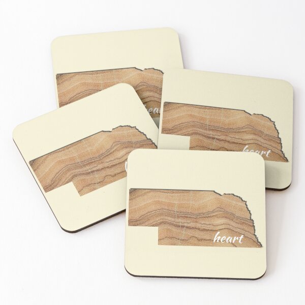 Item preview, Nebraska Wood Grain Heart designed and sold by GeographerDude.