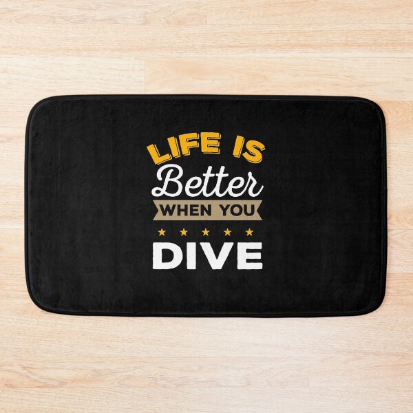 Item preview, Life is better with diving designed and sold by 1681830934131.