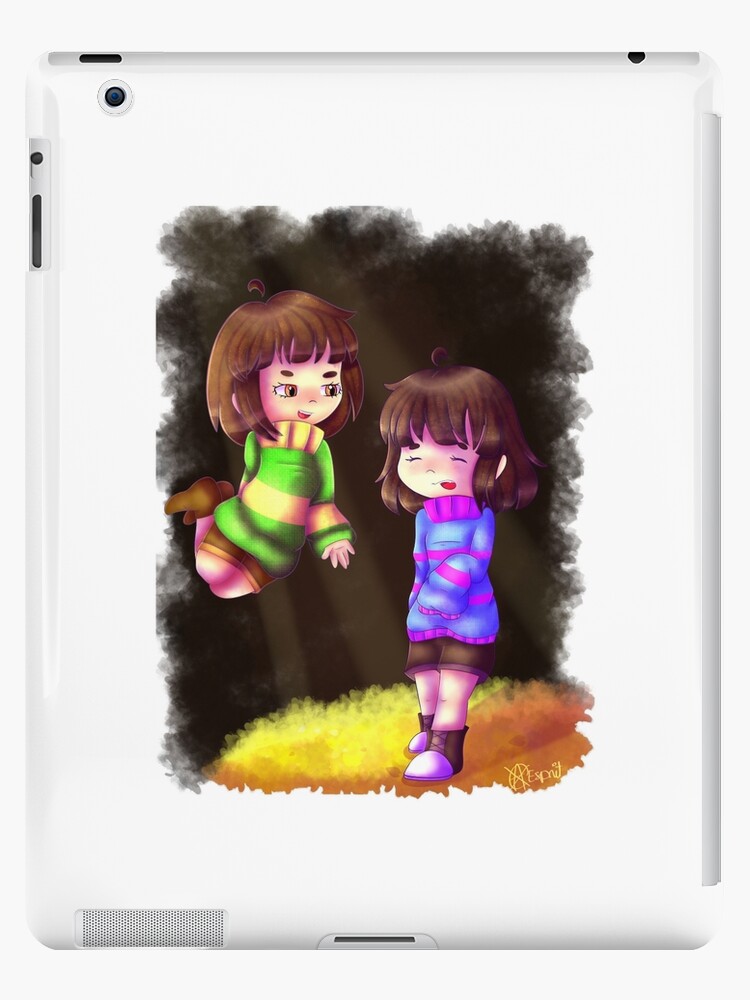 Undertale Chara And Frisk Fanart Ipad Case Skin