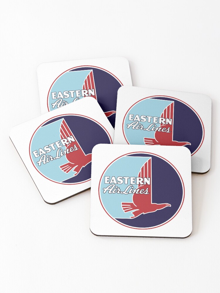 Thumbnail 1 of 5, Coasters (Set of 4), EASTERN AIRLINES designed and sold by LAZY J.