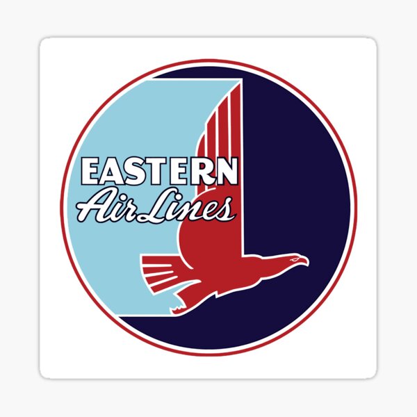 "EASTERN AIRLINES" Sticker for Sale by LAZYJSTUDIOS | Redbubble