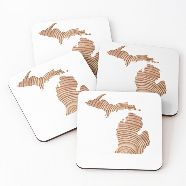Item preview, Michigan Tree Ring designed and sold by GeographerDude.