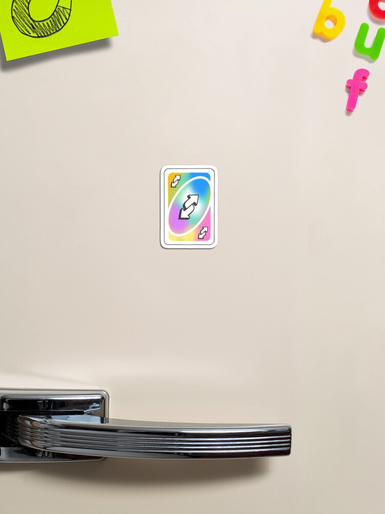 Uno Reverse Card Meme Magnets for Sale