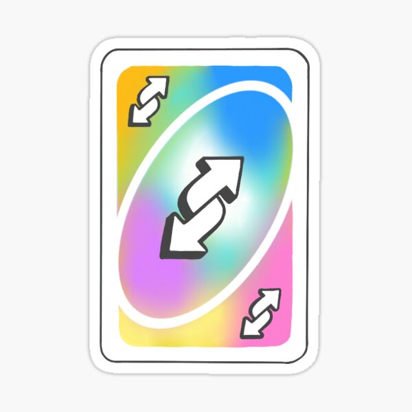 Uno Reverse Sticker 