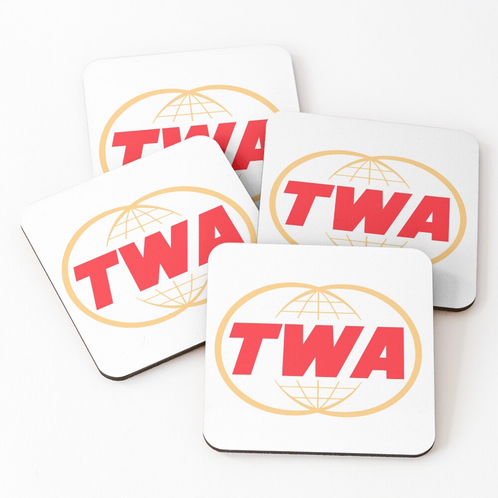 VINTAGE TWA Coasters (Set of 4)