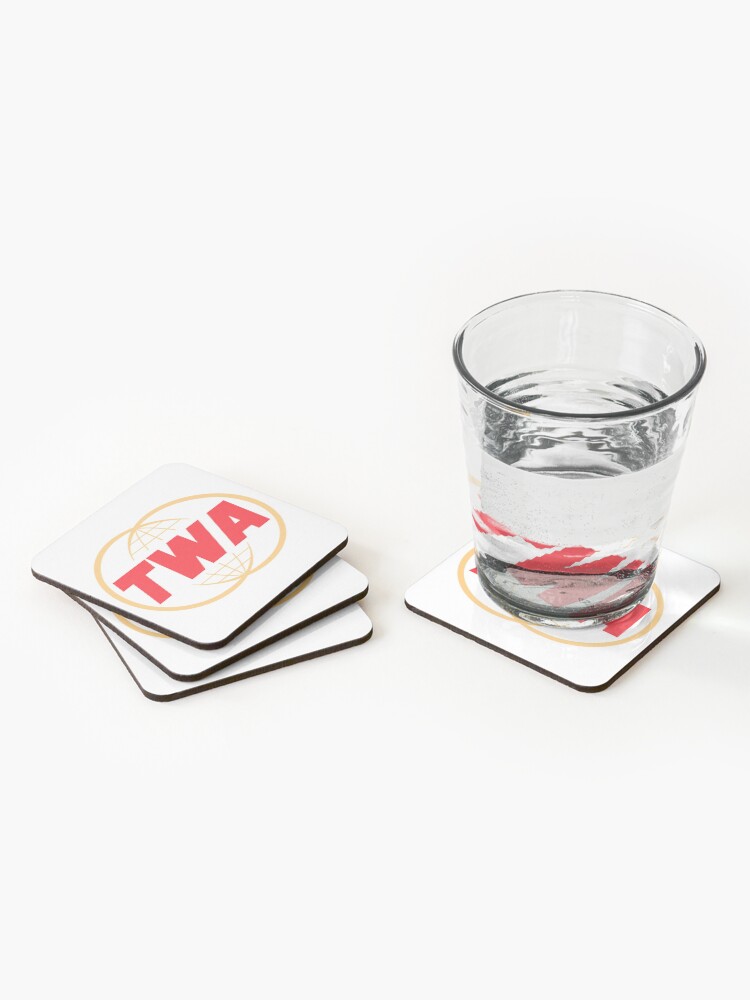 Alternate view of VINTAGE TWA Coasters (Set of 4)