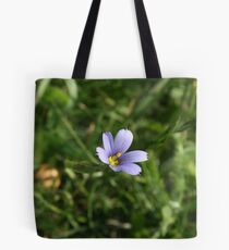 Blue Eyed Grass Tote Bag
