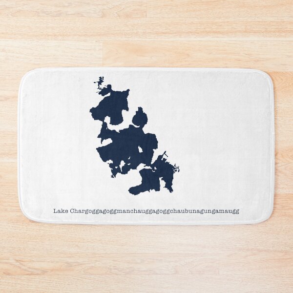 Item preview, Lake Chargoggagoggmanchauggagoggchaubunagungamaugg (Webster Lake, Ma) designed and sold by LilyTreeArt.