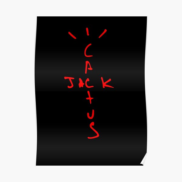 Cactus Jack - Red (EXCLUSIVE) Poster