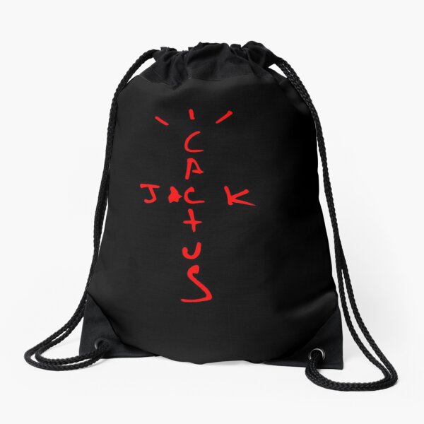 Cactus Jack - Red (EXCLUSIVE) Drawstring Bag