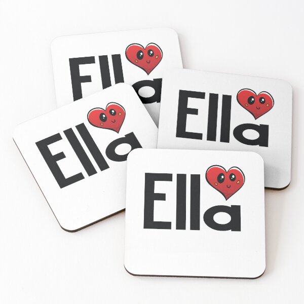 Item preview, Ella Cute Heart. My Name Is Ella! designed and sold by ProjectX23.