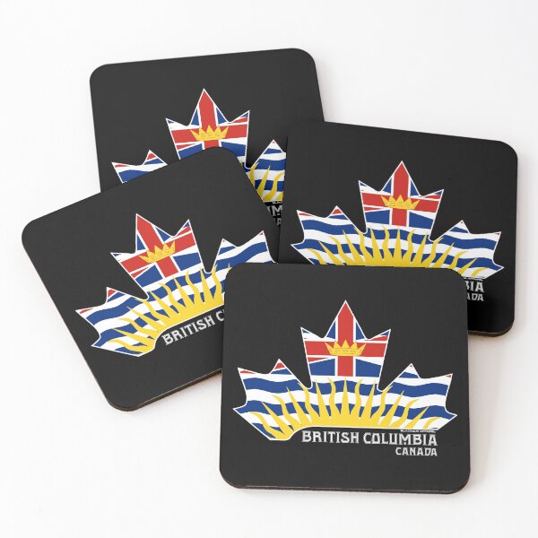 Item preview, Britsh Columbia Canadian Flag designed and sold by BLACKSUN-SHOP.