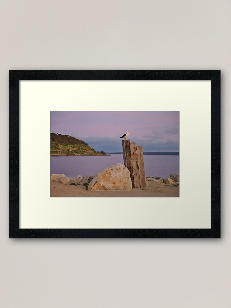 Alternate view of "daybreak" ~ Bay of Shoals, Kangaroo Island Framed Art Print