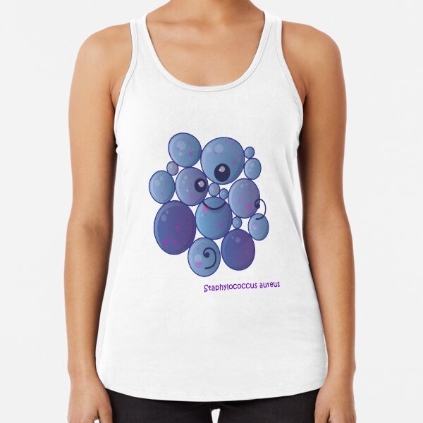 Staphylococcus aureus Racerback Tank Top