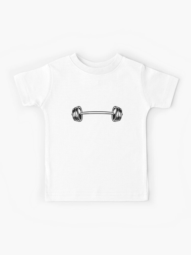 Gym Valentines Day Kids T-Shirt by 4tomic