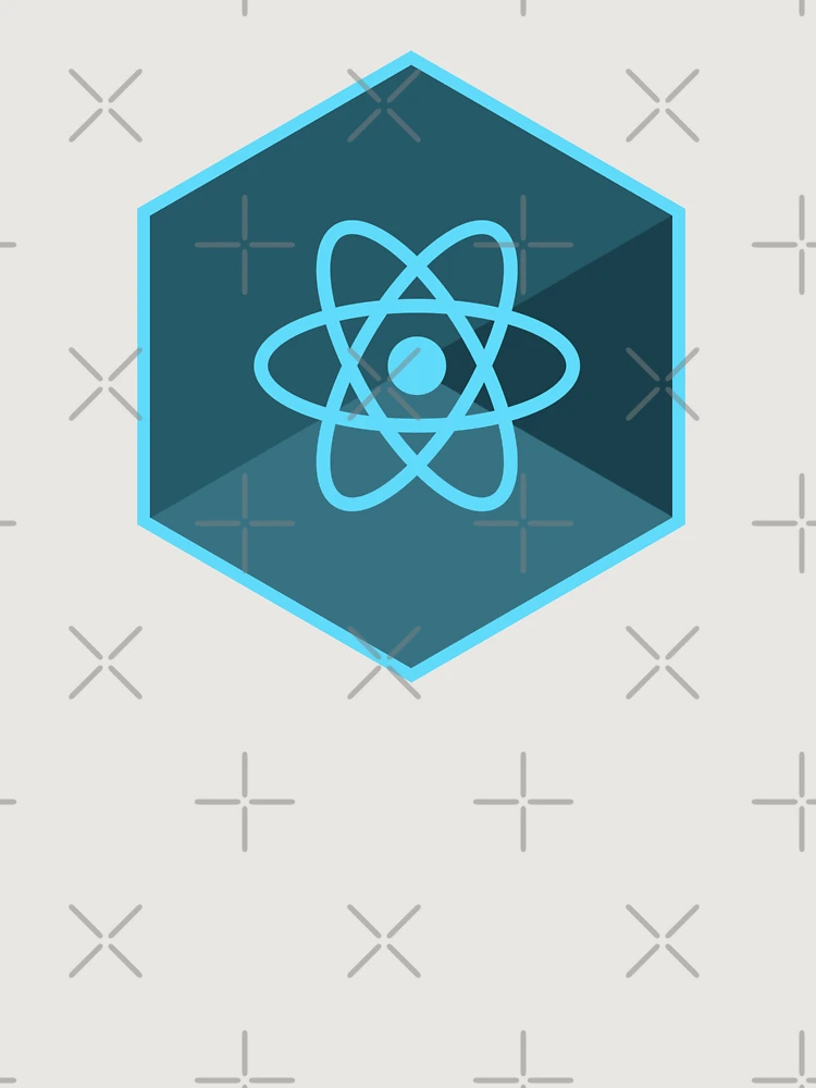Imagen 6 de 6, Sudadera con capucha oversize prémium con la obra react reactjs hexagonal, diseñada y vendida por yourgeekside.