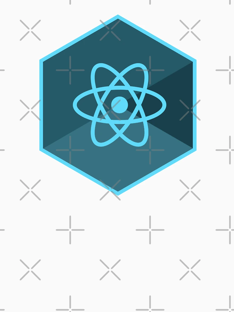 Imagen 6 de 6, Sudadera con capucha con la obra react reactjs hexagonal, diseñada y vendida por yourgeekside.